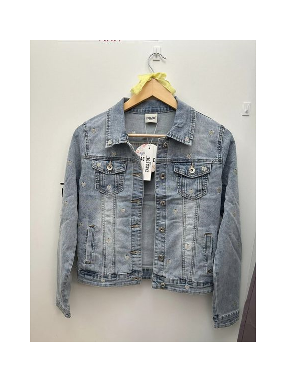 CAZADORA DENIN  BORDADO...